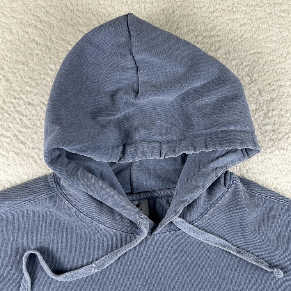 Seaside Hoodie Sweatshirt Womens Large Blue Comfort Colors Beach Pullover - Picture 6 of 12